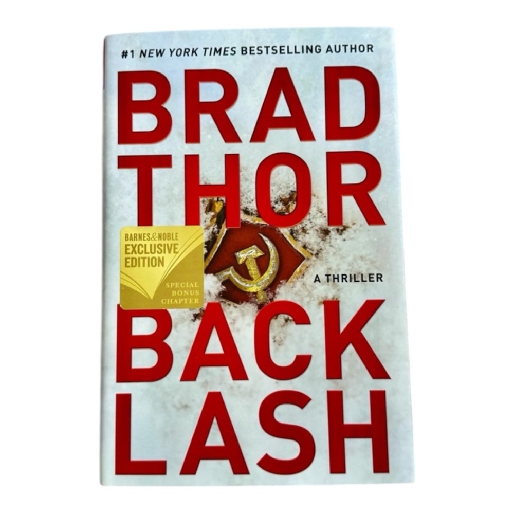 Brad Thor BACKLASH 1st Edition 1st Print B&N Exclusive Hardcover Spy Thriller